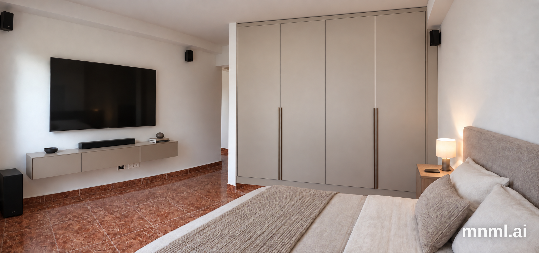 Dormitor mobilat virtual